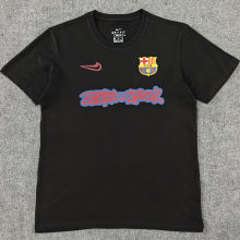 2025/26 BA x Travis Scott Black Pure Cotton Jersey 胸前红色字