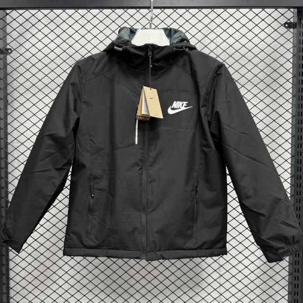 2025 NK Velvet Thickened warm Black Outdoor Jackets # F2 加绒冲锋衣