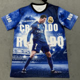 RONALDO #7 RM Special Edition Blue Fans Soccer Jersey