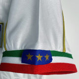 1995 Italy Away White Retro Soccer Jersey