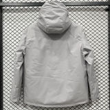 2025 PSG Jordan Cotton Thickened Warm Grey Outdoor Jacket #A805加棉冲锋衣