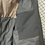 2025 NK Cotton Thickened Warm Black Outdoor Jacket #A801加棉冲锋衣