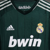 2012/13 RM Third Green Retro Player Version Long Sleeve Soccer Jersey 球员版