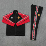 2025/26 M Utd Black Jacket Tracksuit
