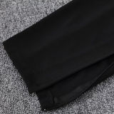 2025 Argentina Black Hoody Zipper Jacket Tracksuit