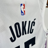 2025 Nuggets JOKIC #15 White City Edition NBA Jersey
