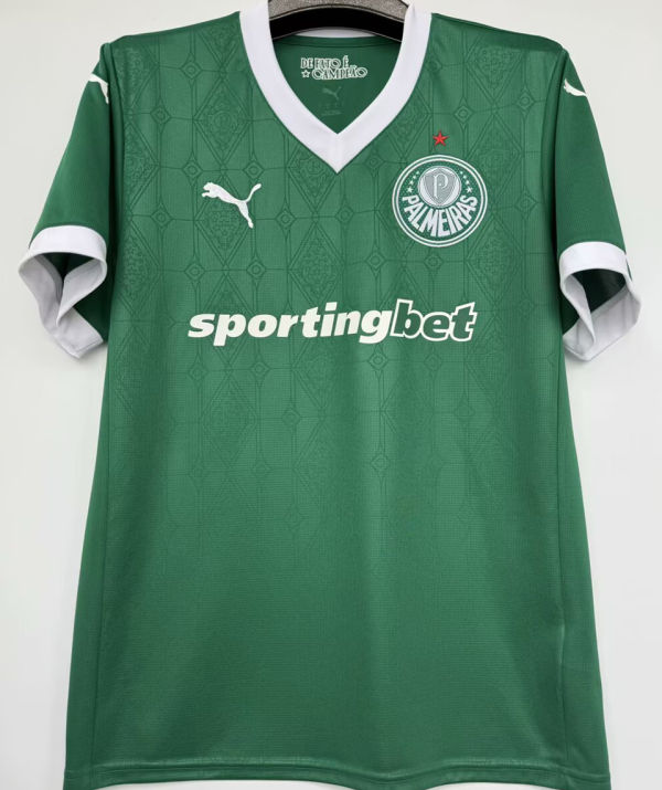 2025/26 Palmeiras 1:1 Quality Home Green Fans Soccer Jersey