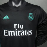 2017/18 RM Away Retro Player Version Long Sleeve Jersey 球员版