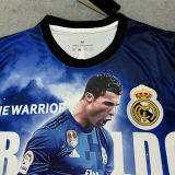RONALDO #7 RM Special Edition Blue Fans Soccer Jersey