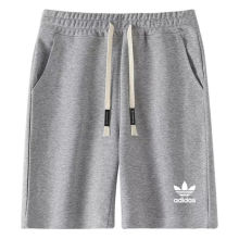 2025 AD Grey Pure Cotton Short Pants 浅灰
