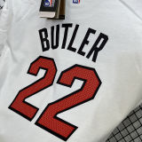 2025 Miami HEAT BUTLER #22 White High Quality Casual T-Shirt T156