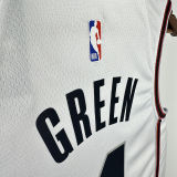 2025 Rockets GREEN #4 White City Edition NBA Jersey
