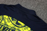 2025 Man City Fluorescent Green Sweater Tracksuit 喷墨