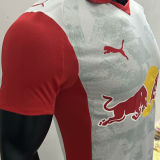 2025/26 RB SALZBURG Bull Red Home White Player Version Jersey 萨尔茨堡红牛