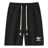 2025 AD Black Pure Cotton Short Pants 黑色