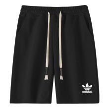 2025 AD Black Pure Cotton Short Pants 黑色