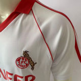 1980/1981 1. FC Köln Home White Retro Soccer Jersey
