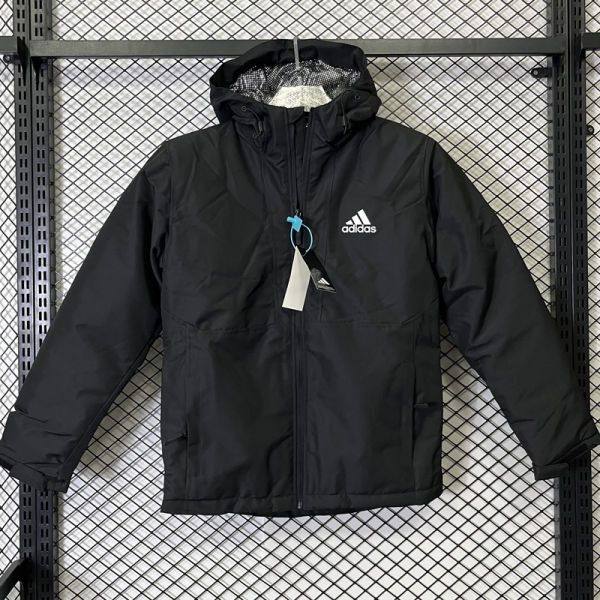 2025 AD Cotton Thickened warm Black Outdoor Jacket #P5加棉冲锋衣