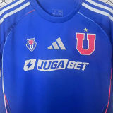 2025/26 Universidad de Chile Home Blue Fans Jersey