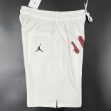 2025 Jordan White Pure Cotton Fabric Casual Short Pants M005