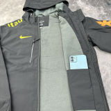 2025 Brazil Velvet Thickened warm White Outdoor Jacket #103加绒冲锋衣