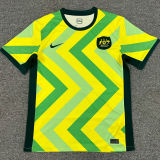2025/26 Australia Home Yellow Fans Soccer Jersey