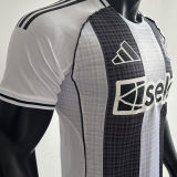 2025/26 Newcastle Home Player Version Soccer Jersey