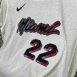 2025 Miami HEAT BUTLER #22 White High Quality Casual T-Shirt  T149