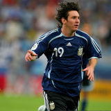 2006 Argentina Away Retro Player Version Soccer Jersey