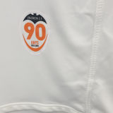 2009 Valencia Home White Retro Soccer Jersey
