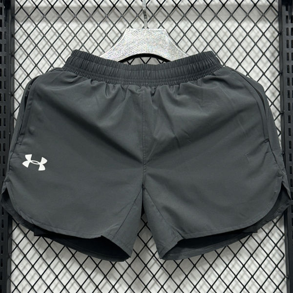 2025/26 UA Casual Double Layer Short Pants  D2501 深灰色 双层短裤