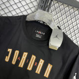 2025 Jordan Black High Quality Casual T-Shirt  T174