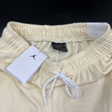2025 Jordan Beige Pure Cotton Fabric Casual Short Pants M006