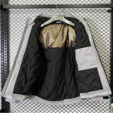2025 NK Cotton Thickened Warm Grey Outdoor Jacket #A801加棉冲锋衣