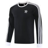 2025 AD~Black Long Sleeve Soccer Training Jersey