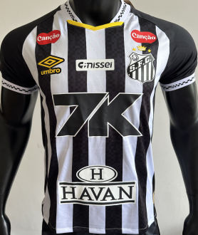 2025/26 Santos Away Player Version Soccer Jersey 带全广告