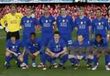 2008/2009 M Utd Third Blue Retro Player Version Soccer Jersey 球员版