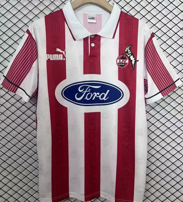 1995/1996 1. FC Köln Home Retro Soccer Jersey