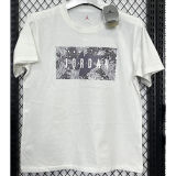 2025 Jordan White High Quality Casual T-Shirt  T175