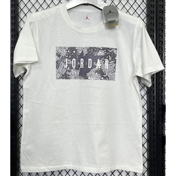 2025 Jordan White High Quality Casual T-Shirt  T175