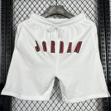 2025 Jordan White Pure Cotton Fabric Casual Short Pants M005