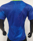 2025/26 Brazil Away Blue Player Version Jersey