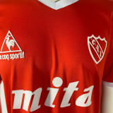 1986/88 Atlético Independiente Home Red Retro Soccer Jersey