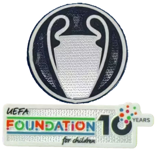 UEFA Champions League CUP Patch 2025/26  欧冠章 + 10周年公平条 (You can buy it Or tell me to print it on the Jersey )