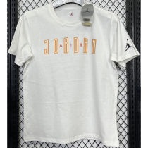 2025 Jordan White High Quality Casual T-Shirt   T174