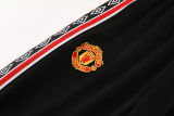 2025/26 M Utd Black Jacket Tracksuit