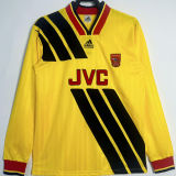 1993/94 ARS Away Yellow Retro Long Sleeve Soccer Jersey