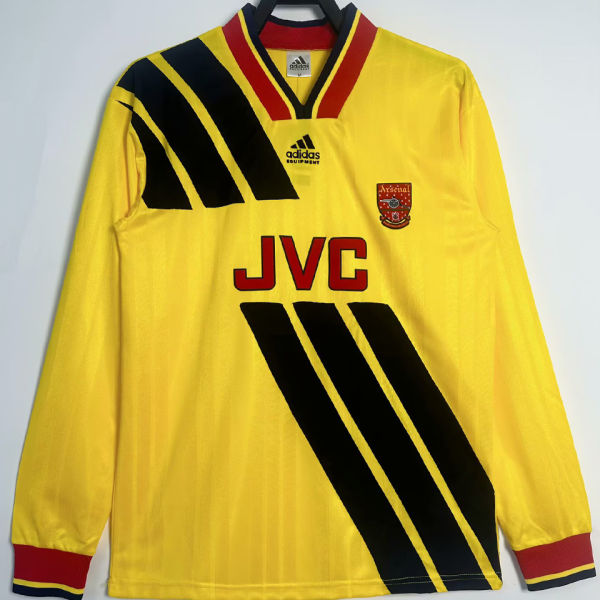 1993/94 ARS Away Yellow Retro Long Sleeve Soccer Jersey