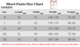 D700 NK Black Casual Short Pants