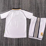 1998/2000 RM Home White Retro Kids Soccer Jersey